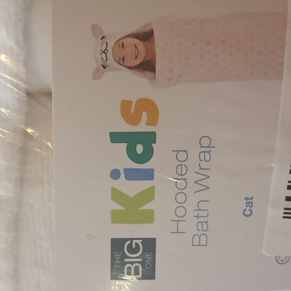 CHILD Kiity Cat Hooded Bath Wrap